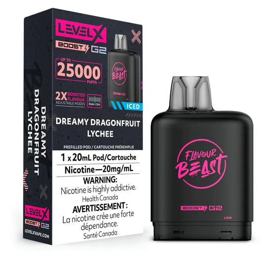 Level X Boost 25k - Dreamy Dragonfruit Lychee Iced