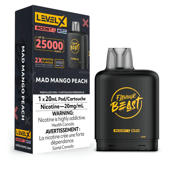 Level X Boost 25k - Mad Mango Peach