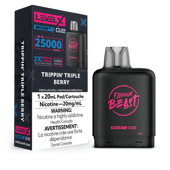 Level X Boost 25k - Trippin' Triple Berry