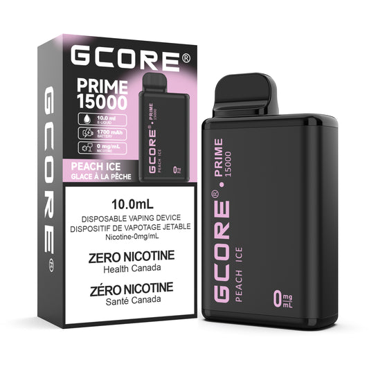 Gcore Prime 15K 0mg - Peach Ice