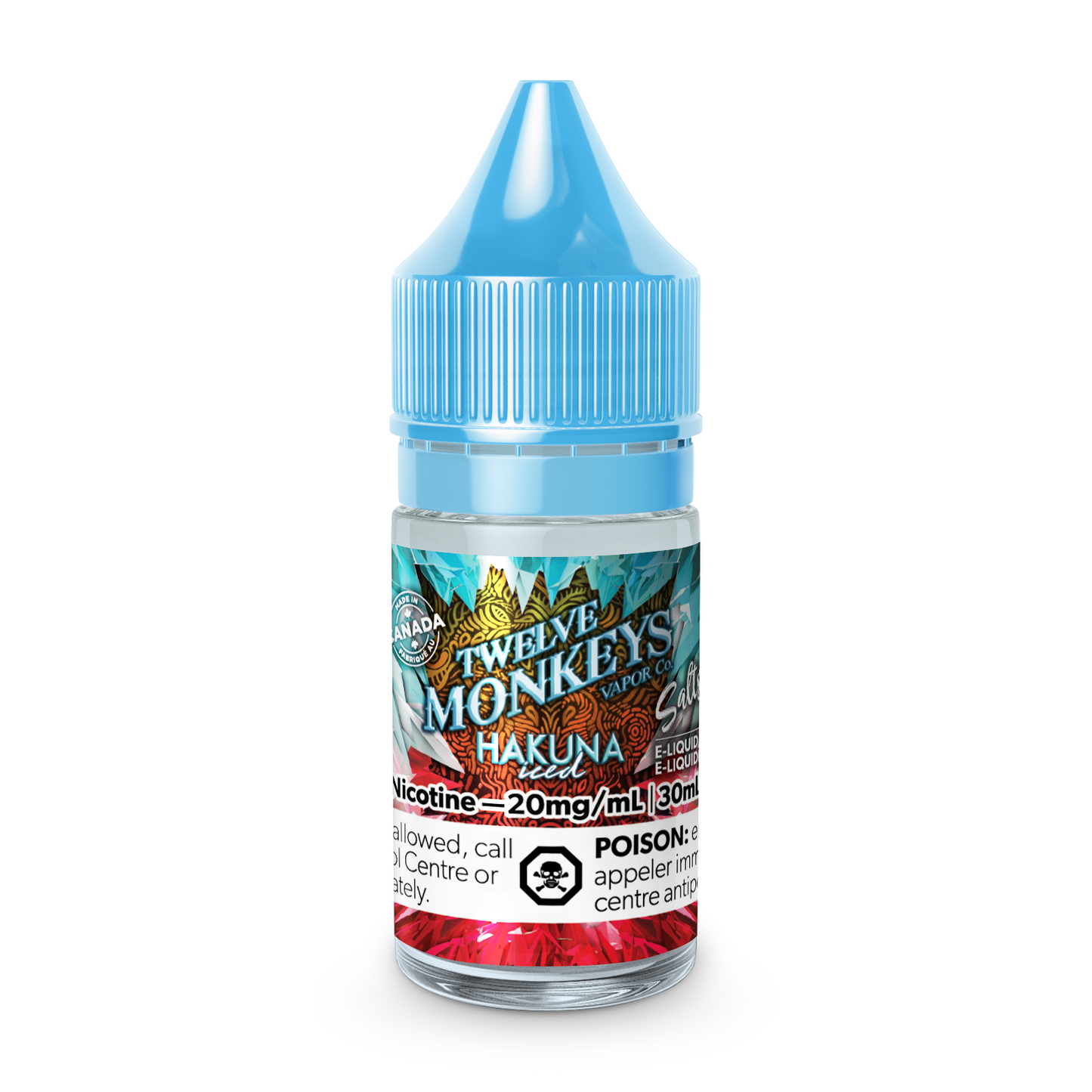 Twelve Monkeys Iced Salts - Hakuna 30mL