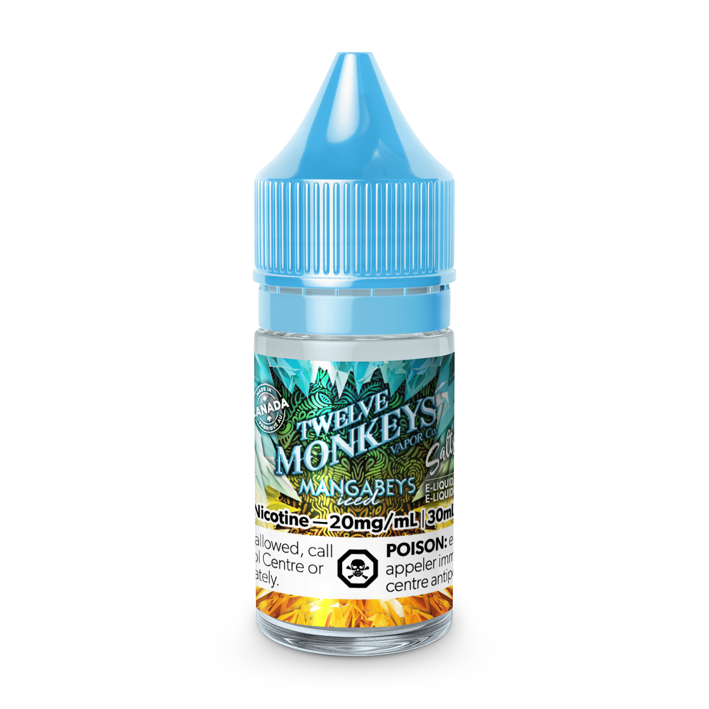 Twelve Monkeys Iced Salts - Mangabeys 30mL