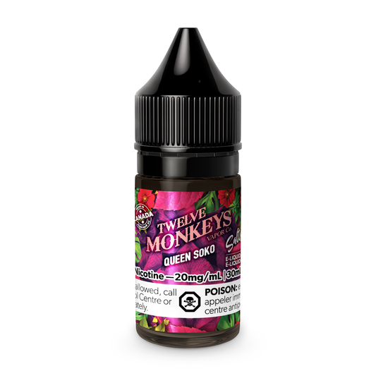 Twelve Monkeys Salts - Queen Soko 30mL