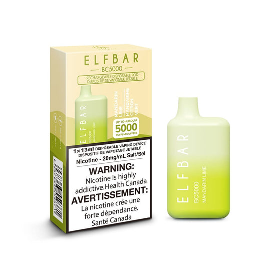 Elf Bar 5000 Puff Disposable - Mandarin Lime