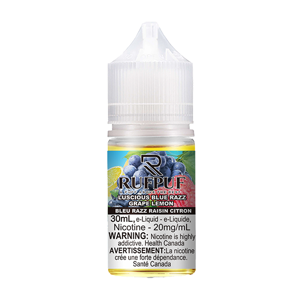 Ruf Puf Salt - Luscious Blue Razz Grape Lemon 30ml