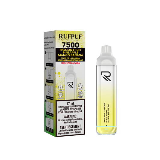 RufPuf 7500 Disposable - Passion Fruit Pineapple Mango Banana (Discontinued)