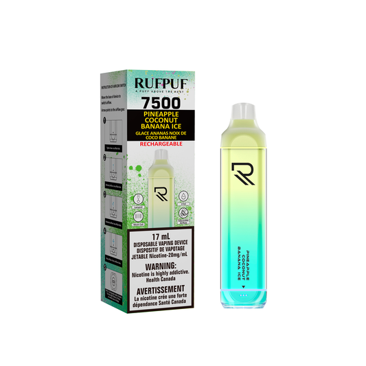 RufPuf 7500 Disposable - Pineapple Coconut Banana (Discontinued)