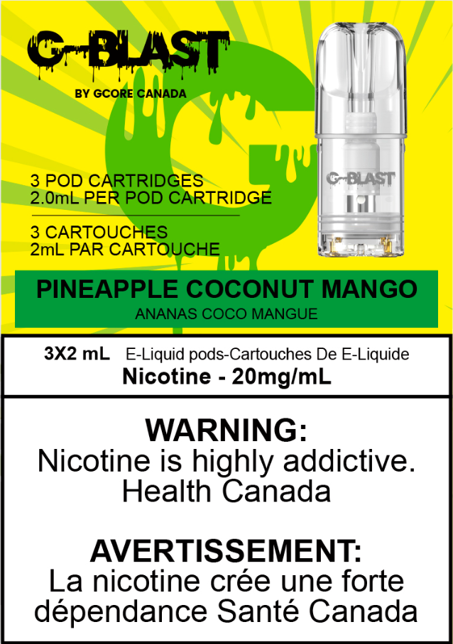 G Blast Pods - Pineapple Coconut Mango