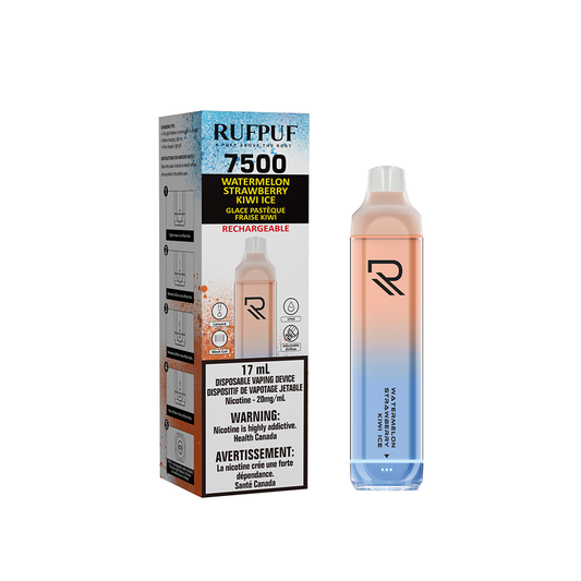 RufPuf 7500 Disposable - Watermelon Strawberry Kiwi Ice (Discontinued)