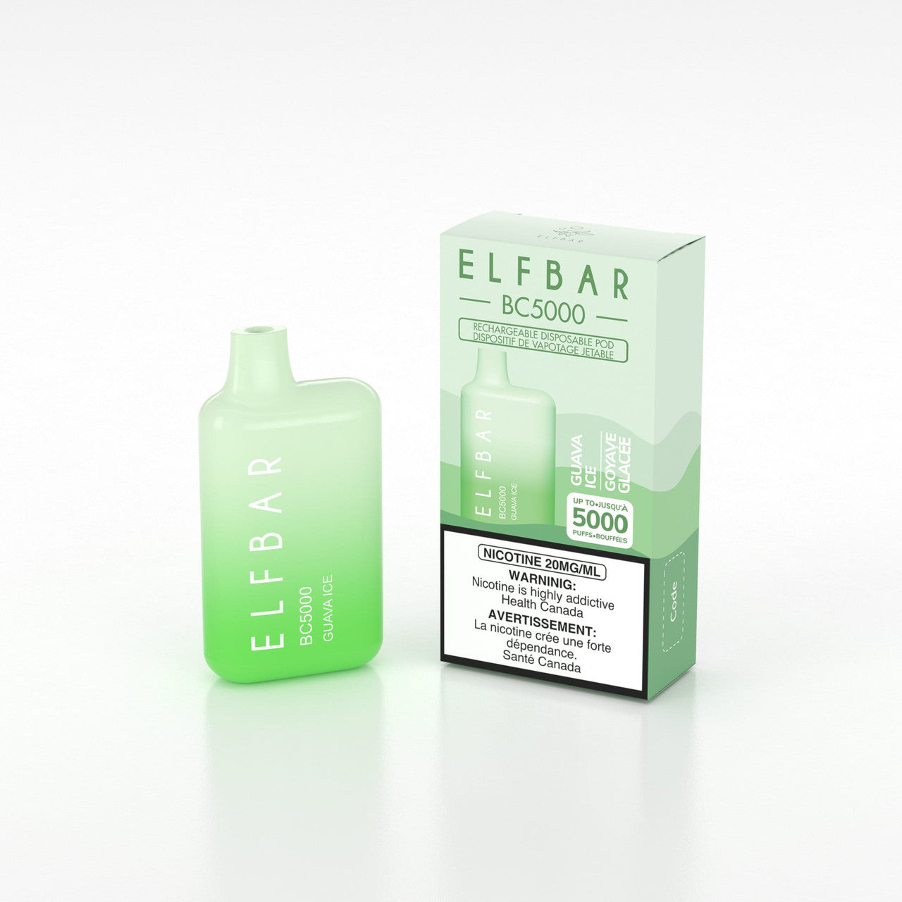 Elf Bar 5000 Puff Disposable - Guava Ice