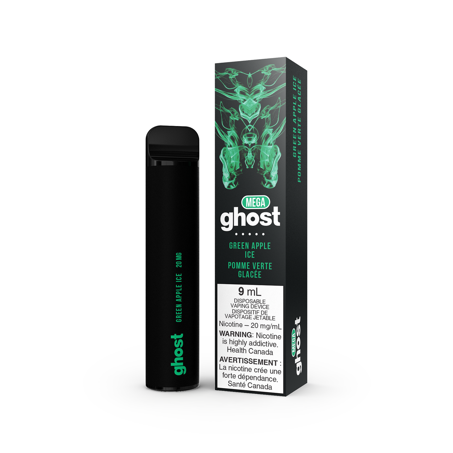 Ghost Mega Disposable - Green Apple Ice