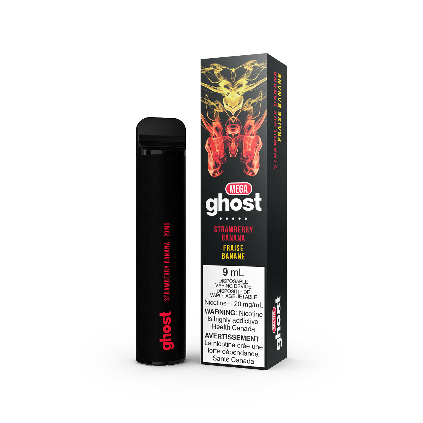 Ghost Mega Disposable - Strawberry Banana