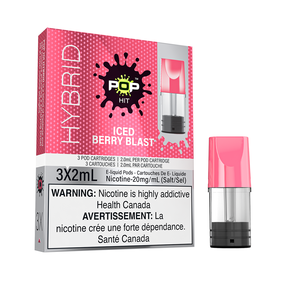 STLTH POP Hit Hybrid - Iced Berry Blast