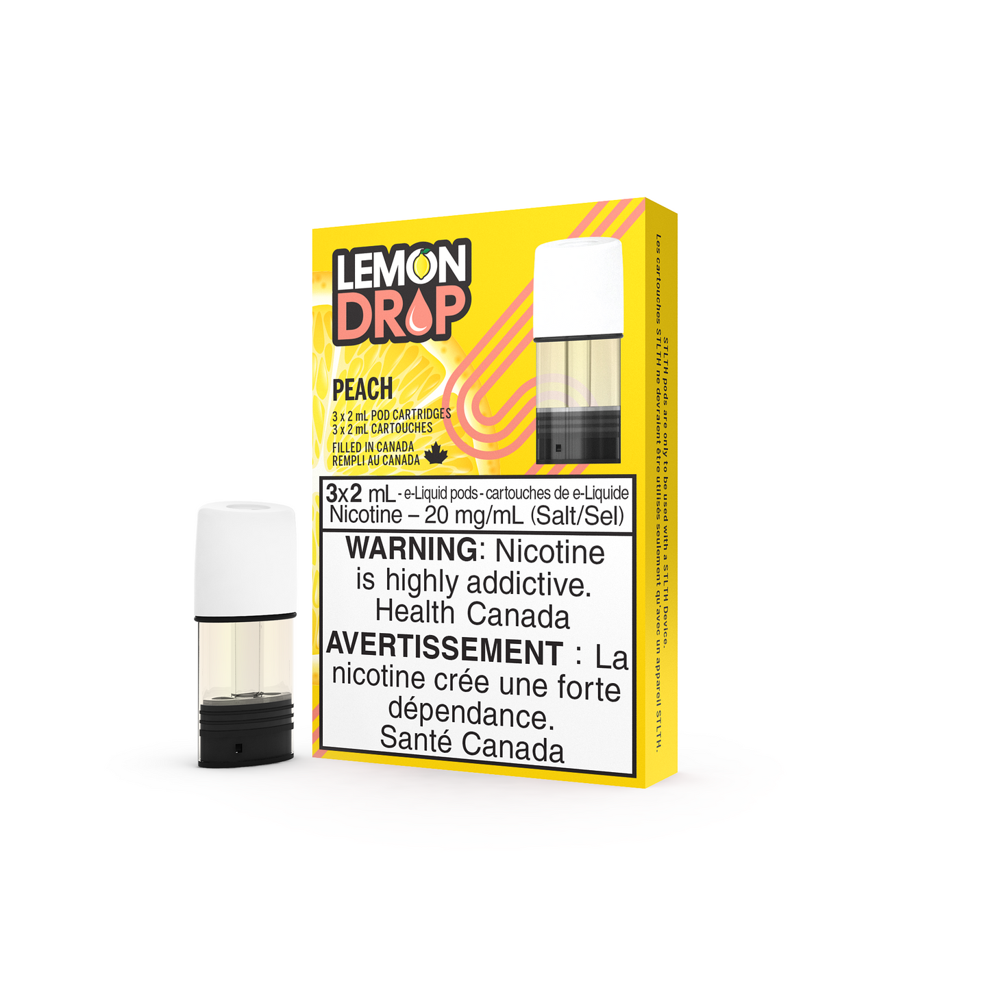 STLTH Pod Pack Lemon Drop - Peach