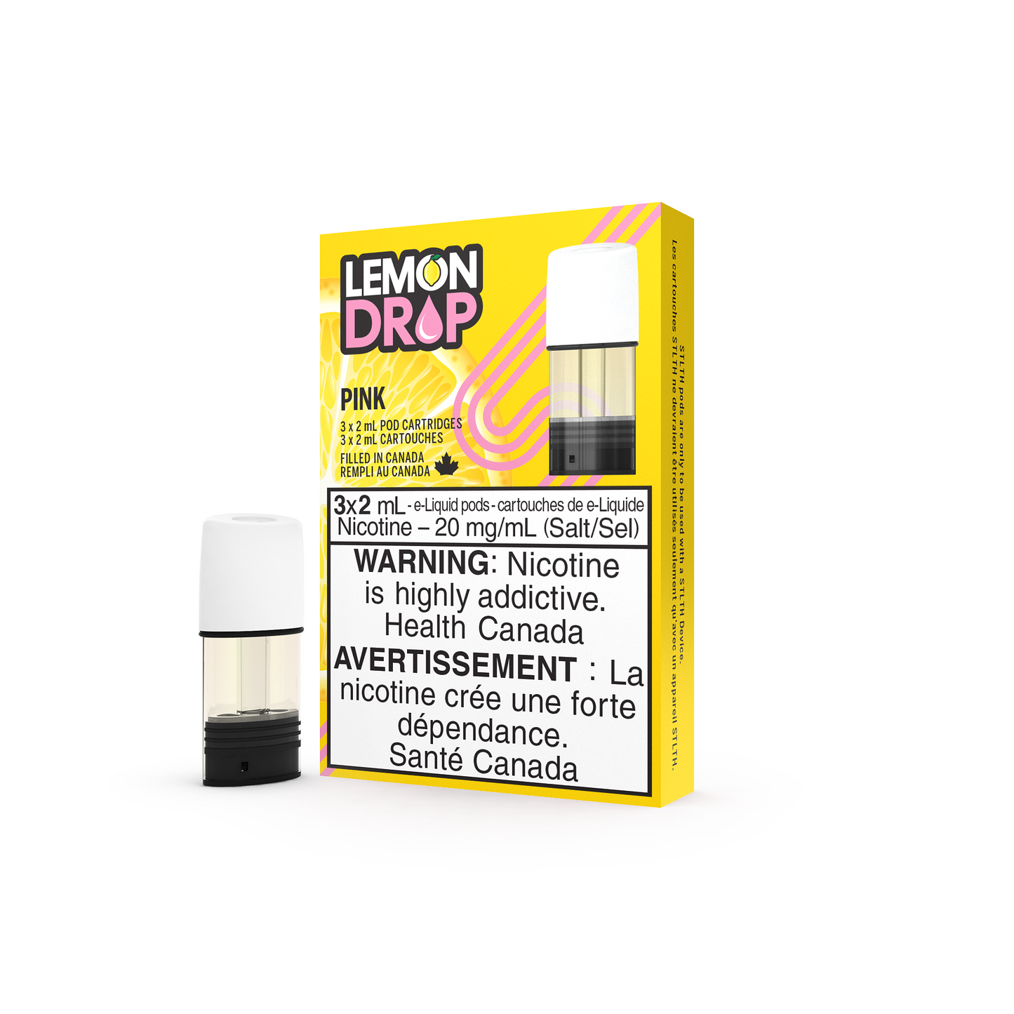 STLTH Pod Pack Lemon Drop - Pink