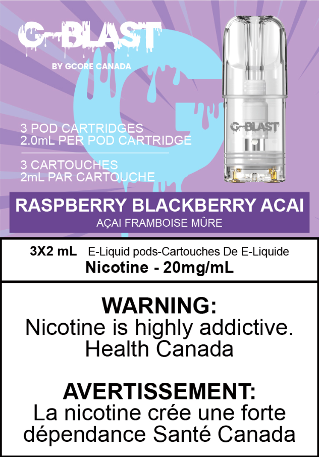 G Blast Pods - Raspberry Blackberry Acai