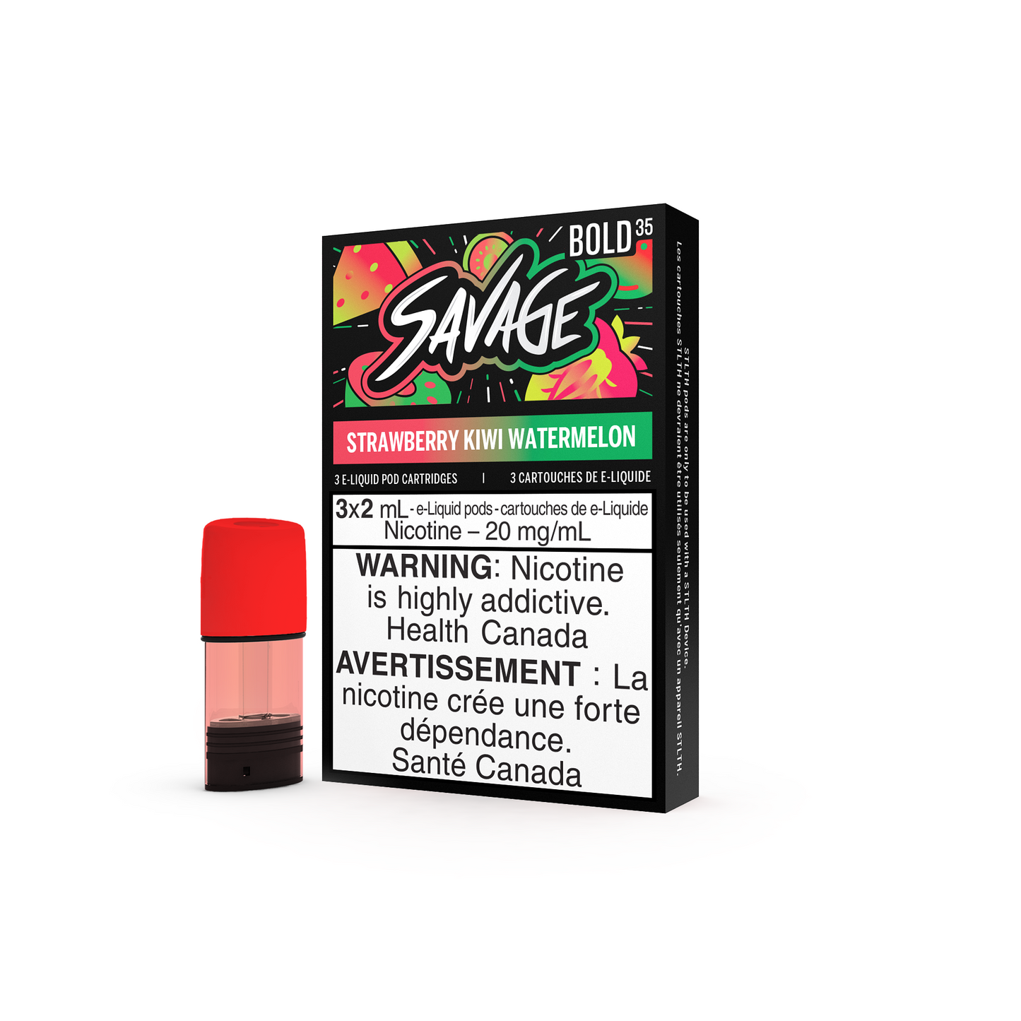 STLTH Savage - Strawberry Kiwi Watermelon