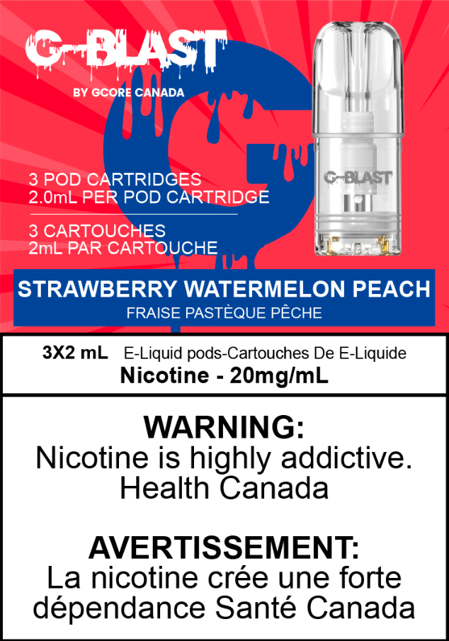 G Blast Pods - Strawberry Watermelon Peach