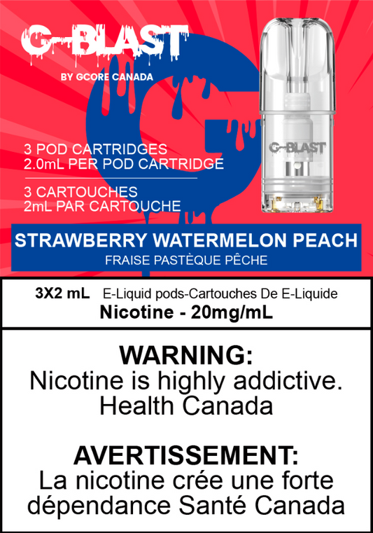 G Blast Pods - Strawberry Watermelon Peach